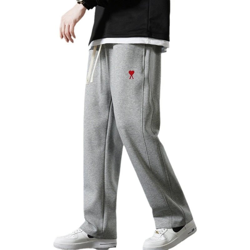 Ami Paris navy sweatpants in sport-casual style - Image 4