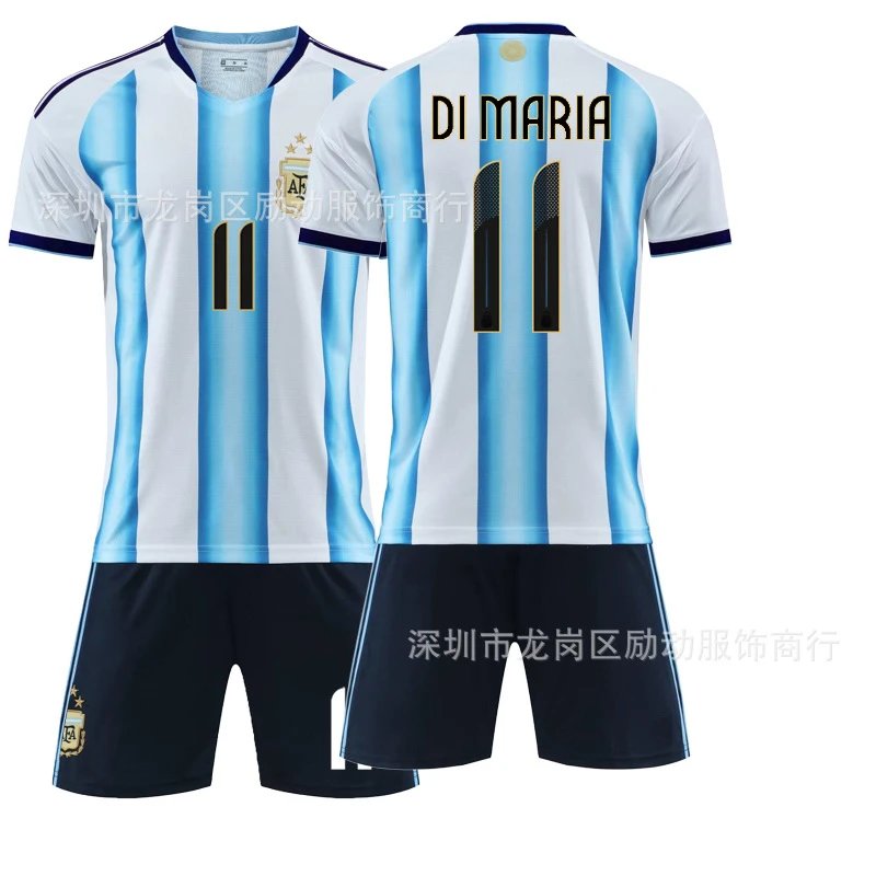 Argentina blue football jersey in retro sports style - Image 14