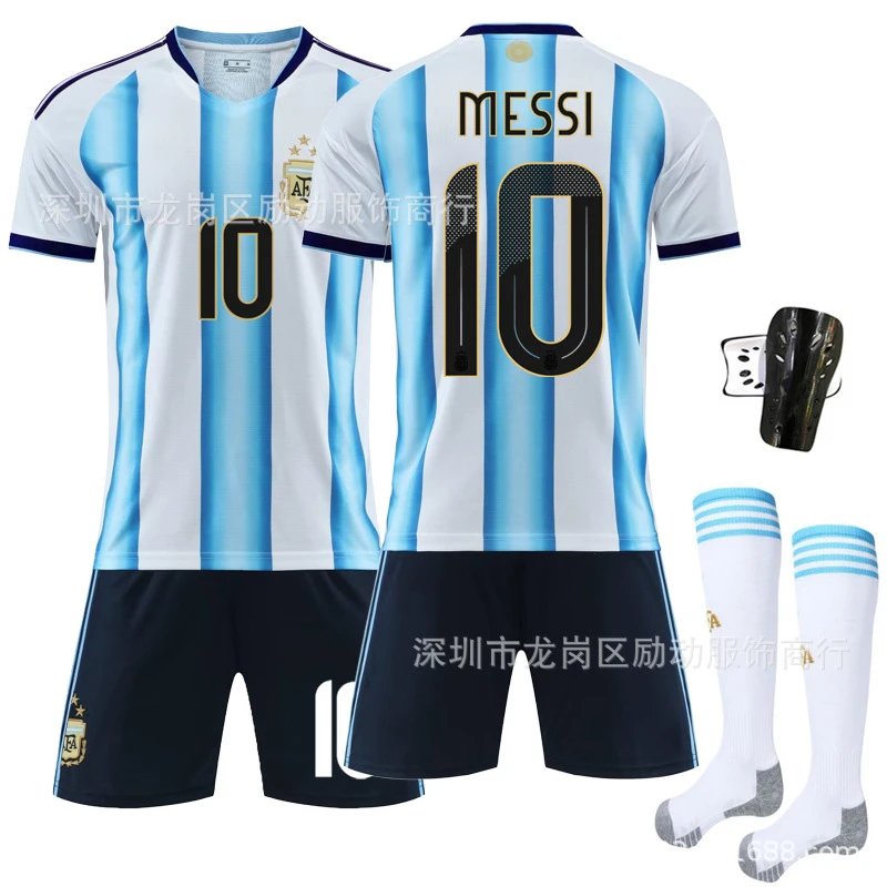 Argentina blue football jersey in retro sports style - Image 8