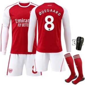 Arsenal football jersey red and white