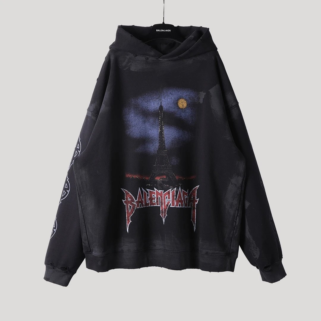 Balenciaga hoodie black