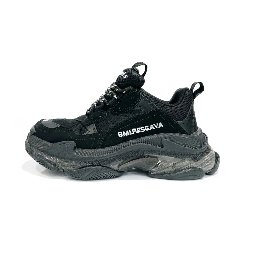 Balenciaga black sneakers in classic athletic style - Image 5