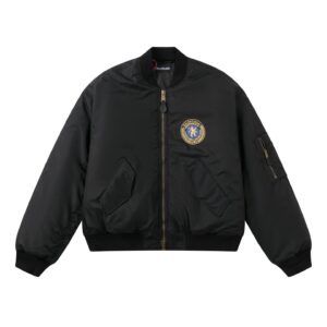 Balenciaga varsity jacket black