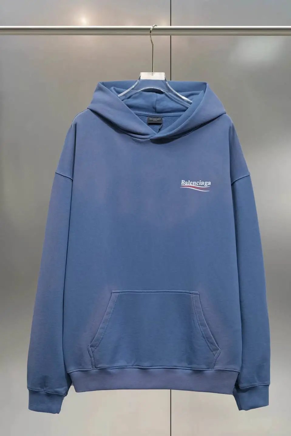 Balenciaga hoodie blue