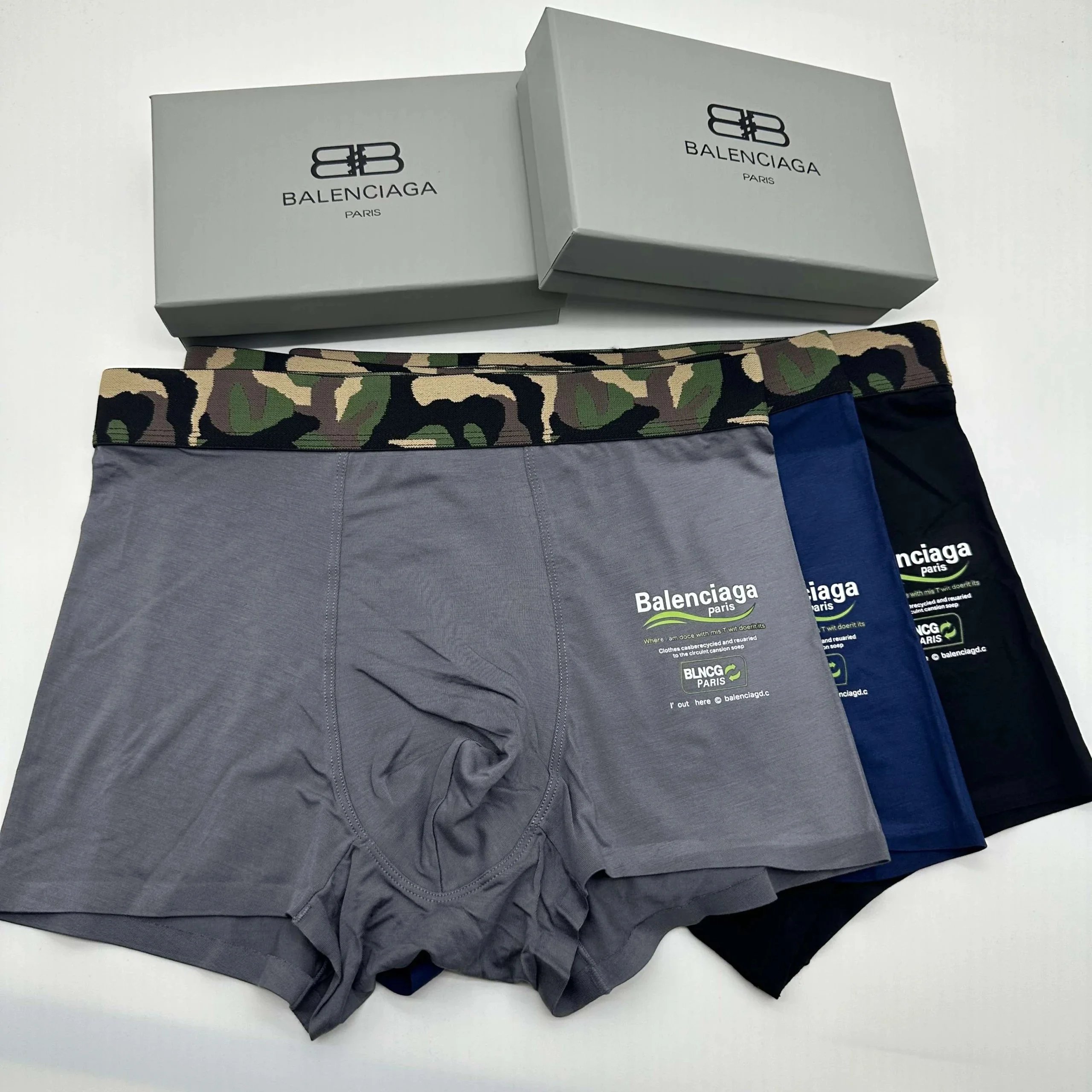 Balenciaga underwear gray