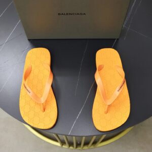 Balenciaga slides yellow