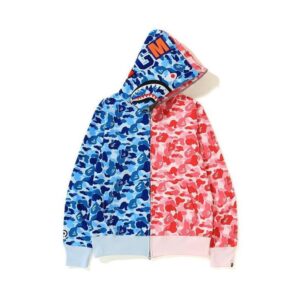 Bape hoodie blue