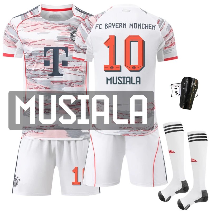Bayern Munich gray football jersey in retro sports style - Image 14