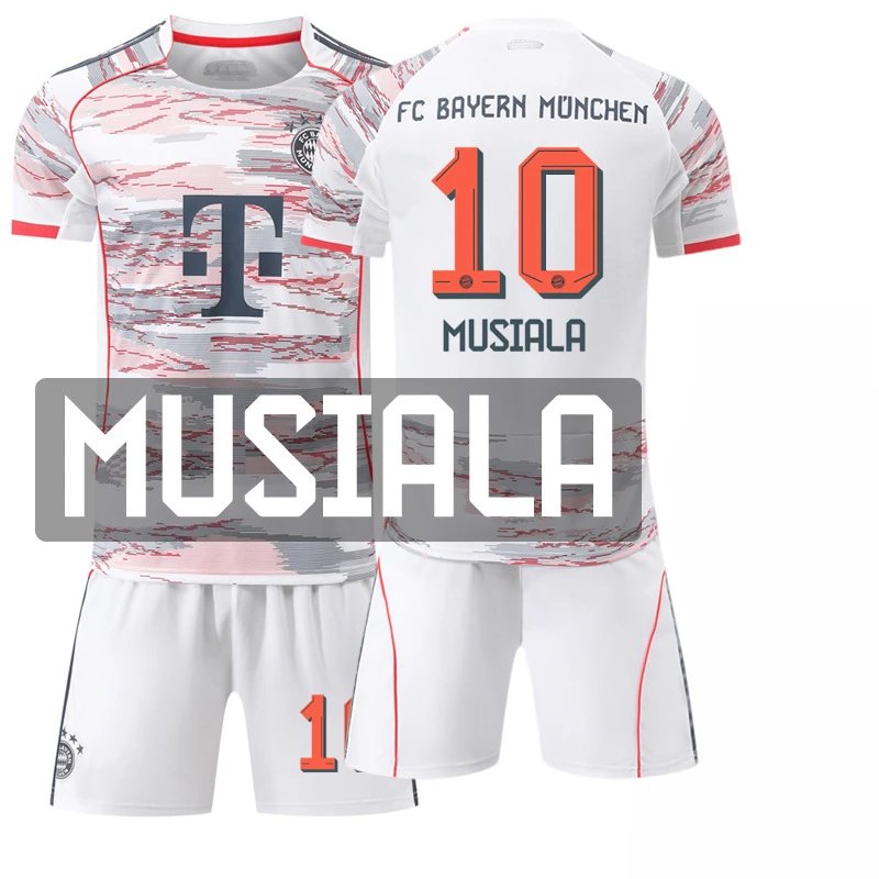 Bayern Munich gray football jersey in retro sports style - Image 23