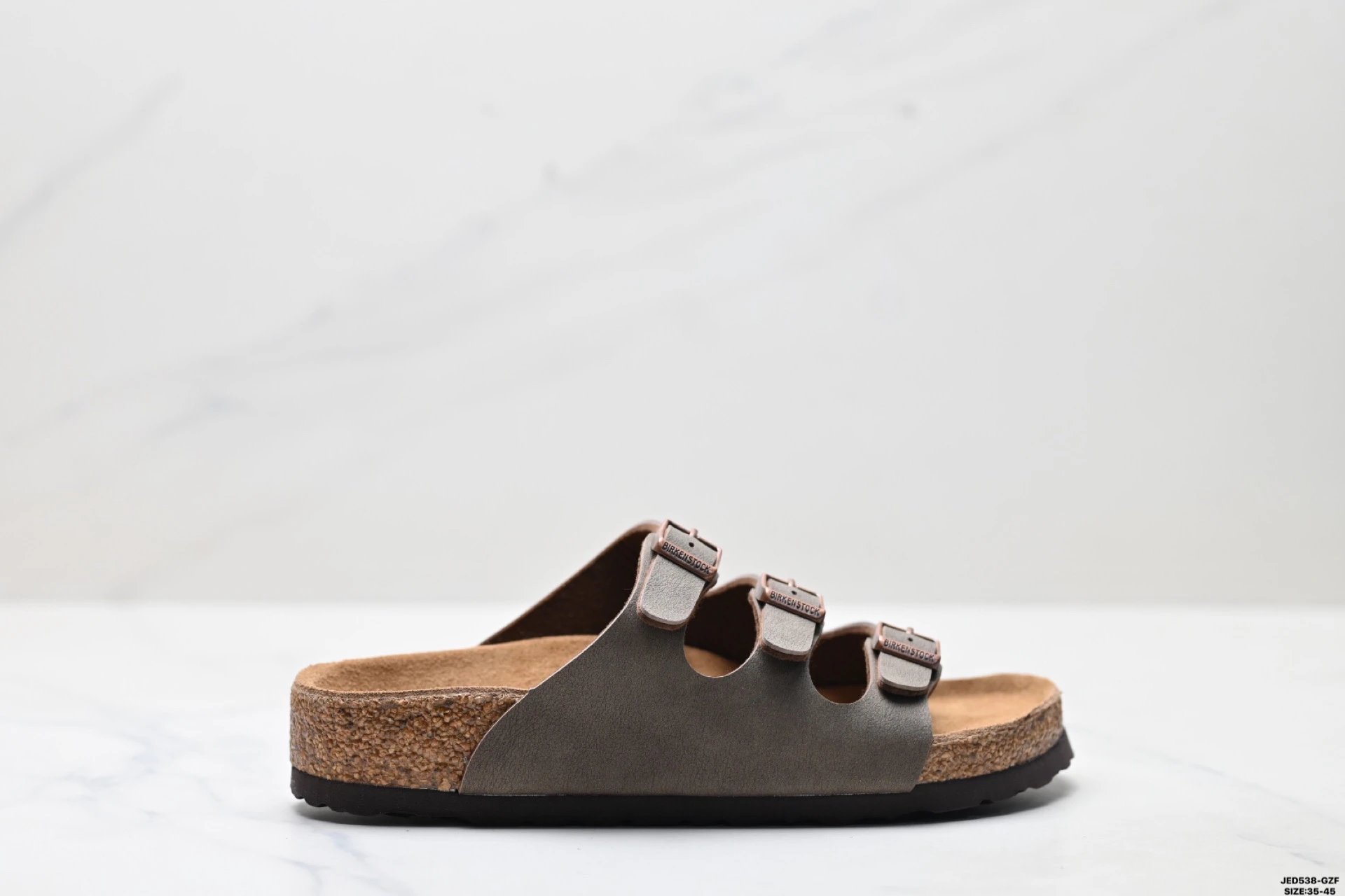 Birkenstock slides brown