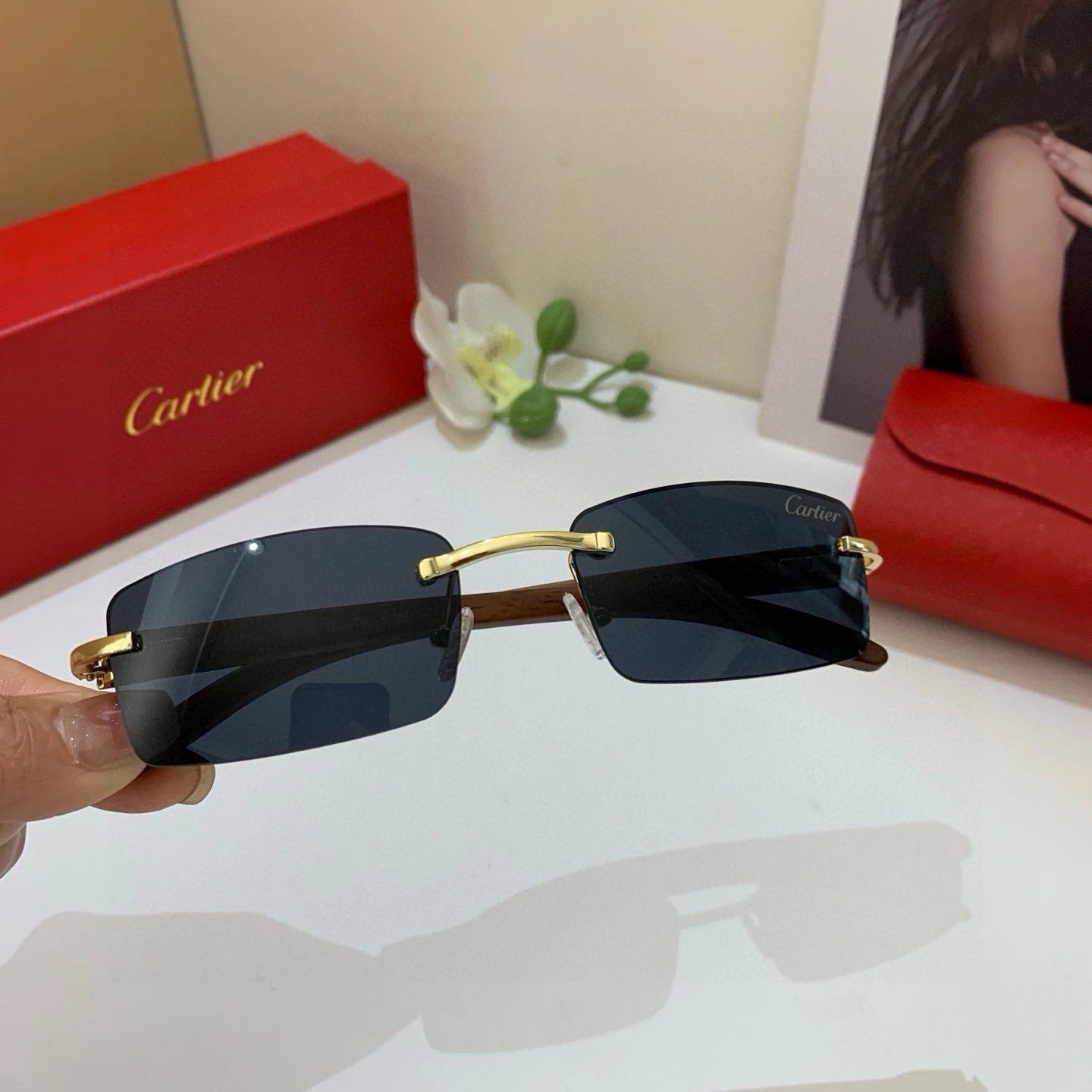 Cartier sunglasses black
