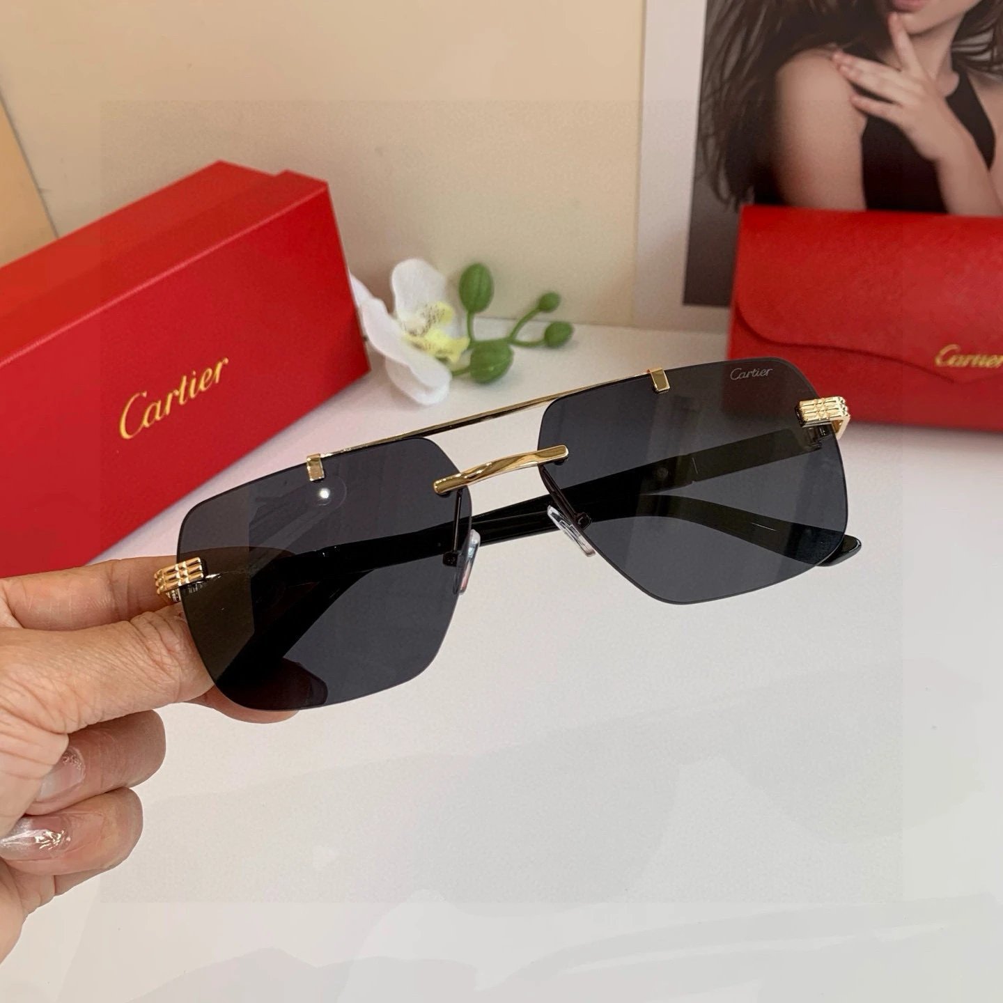 Cartier sunglasses black
