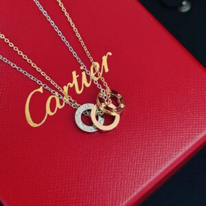 Cartier necklace red
