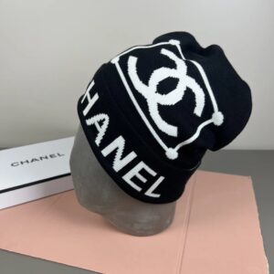 Chanel baseball cap black
