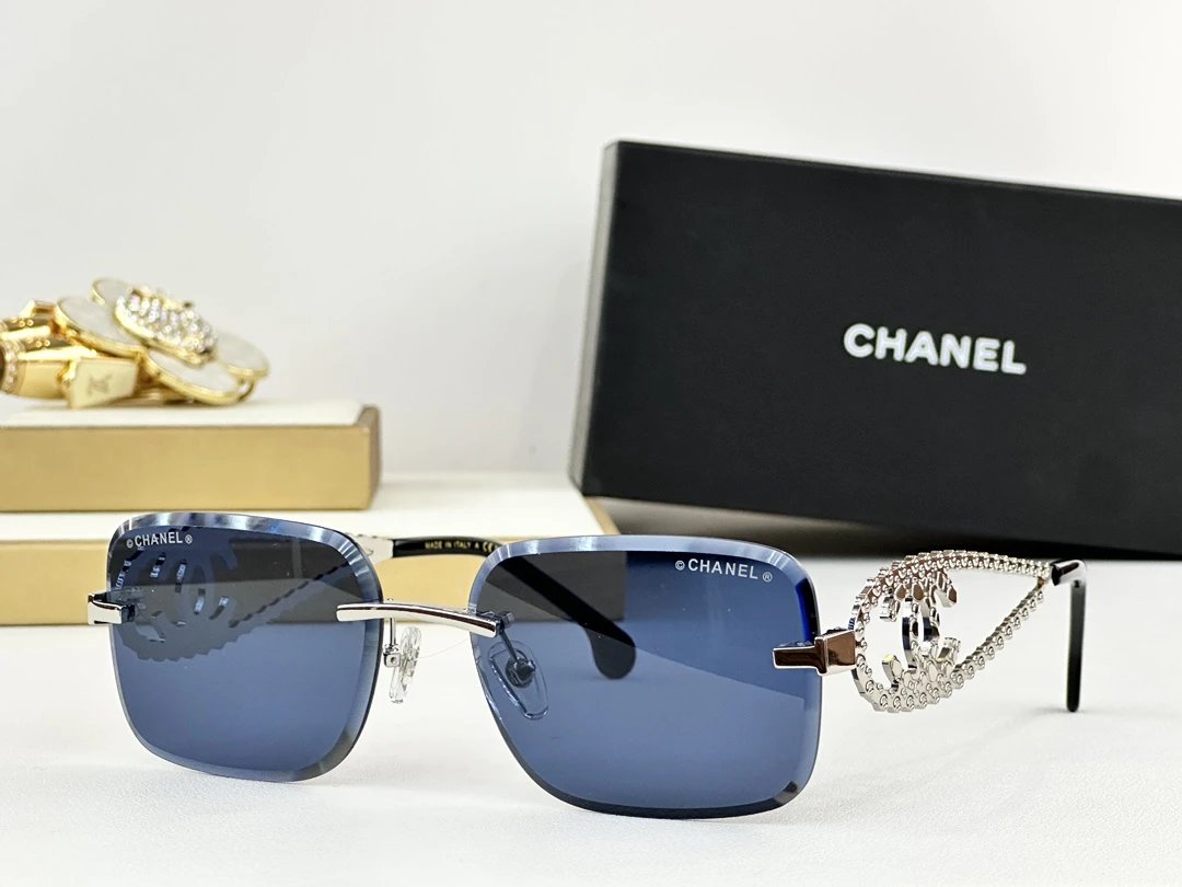 Chanel sunglasses blue