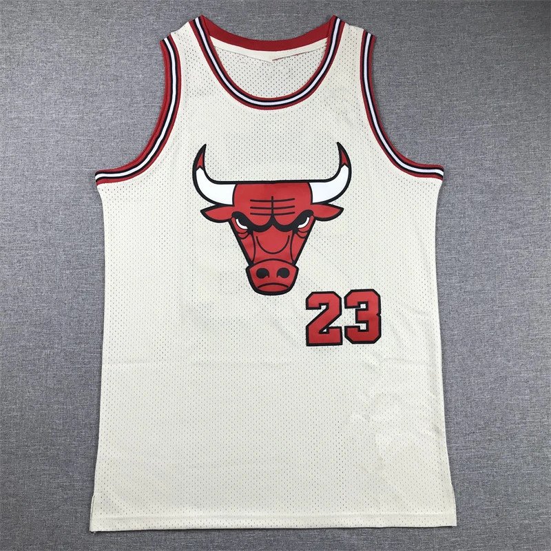 Chicago Bulls basketball jersey white