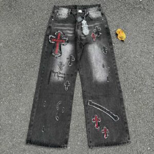 Chrome Hearts jeans gray