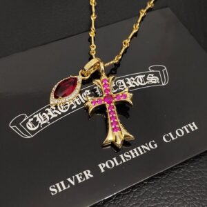 Chrome Hearts necklace gray