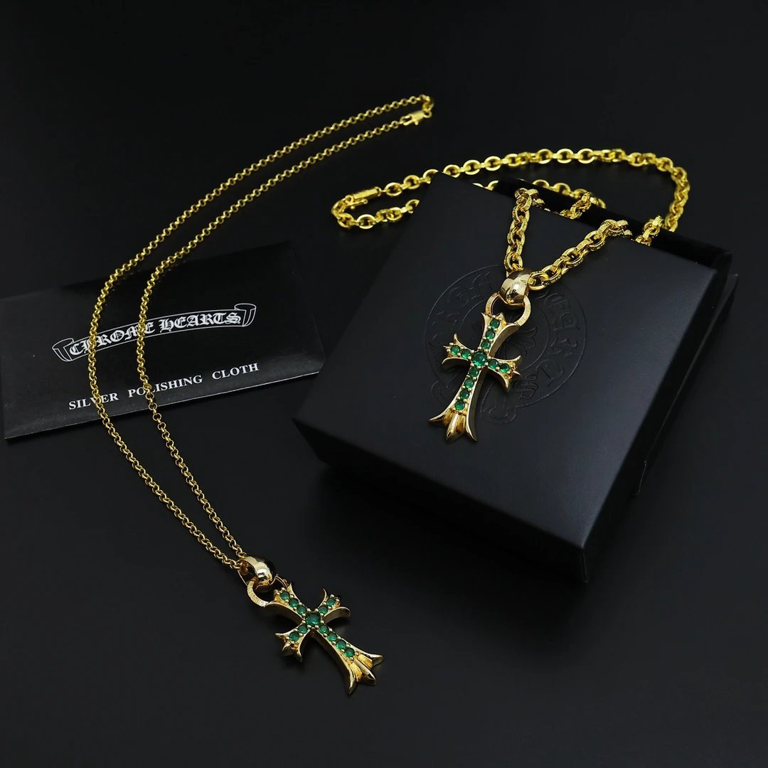 Chrome Hearts heart jewelry gold