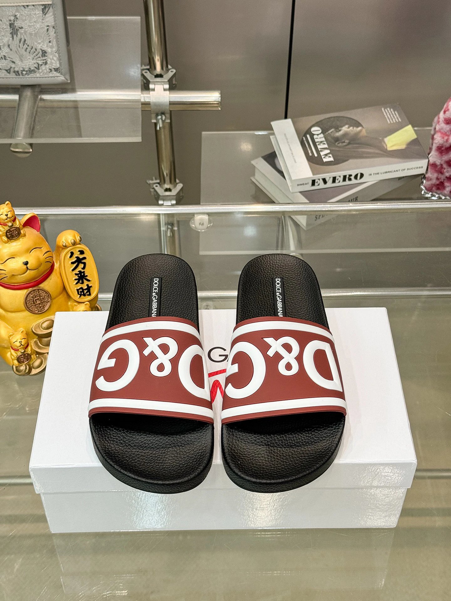 Dolce & Gabbana slides gray