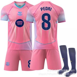FC Barcelona football jersey pink