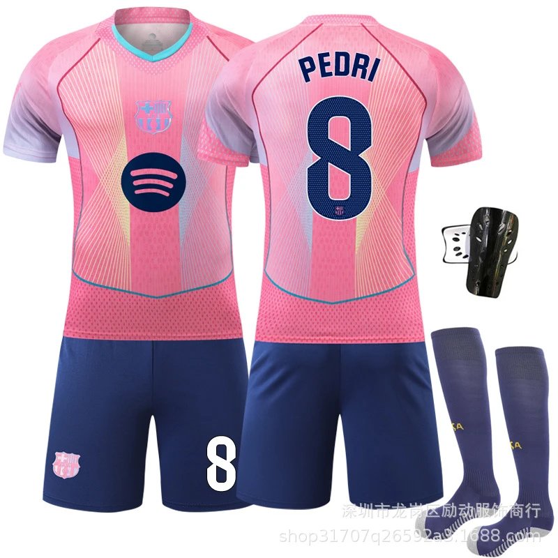 FC Barcelona football jersey pink