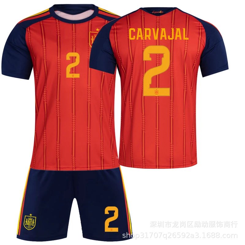 FC Barcelona red football jersey in retro sports style - Image 18