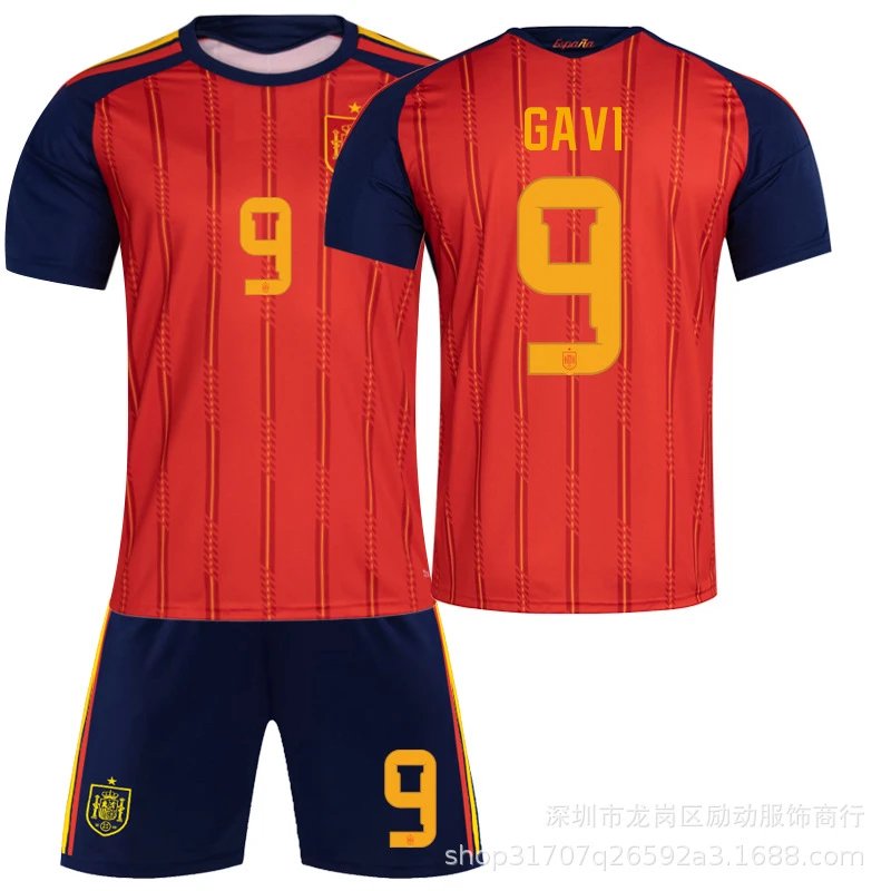 FC Barcelona red football jersey in retro sports style - Image 20