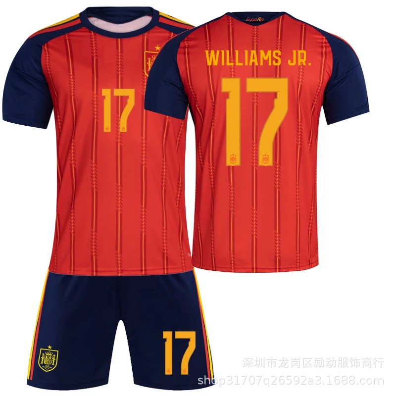 FC Barcelona red football jersey in retro sports style - Image 22