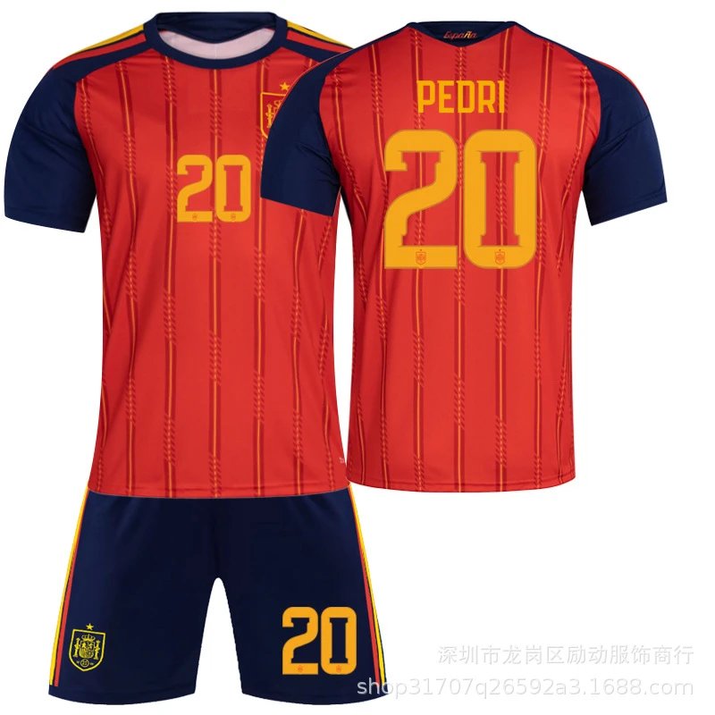 FC Barcelona red football jersey in retro sports style - Image 24