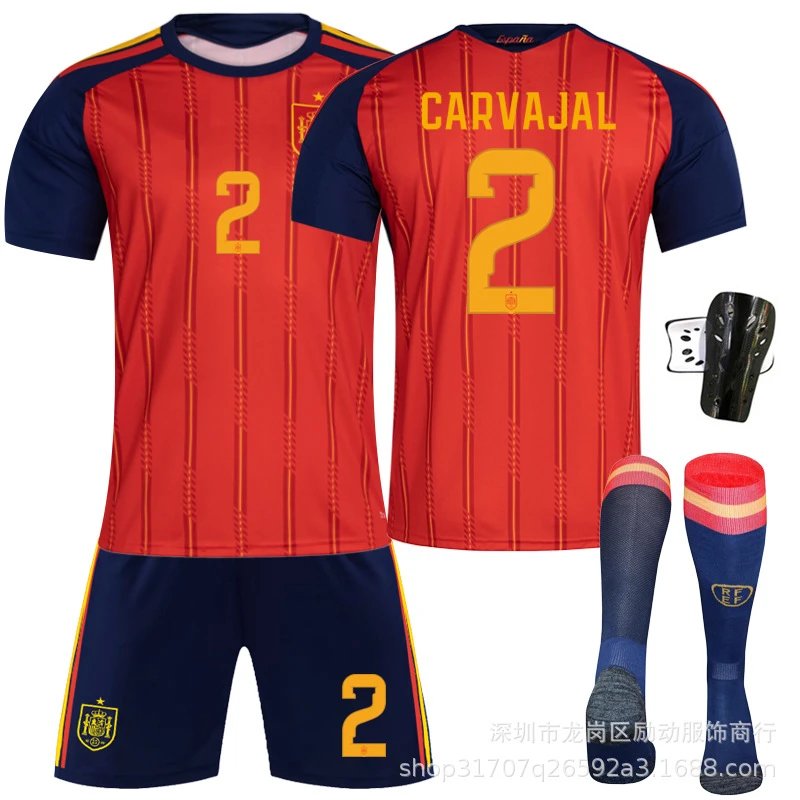 FC Barcelona red football jersey in retro sports style - Image 10