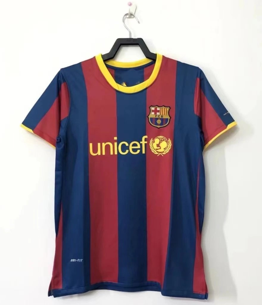 FC Barcelona white football jersey in retro sports style - Image 37