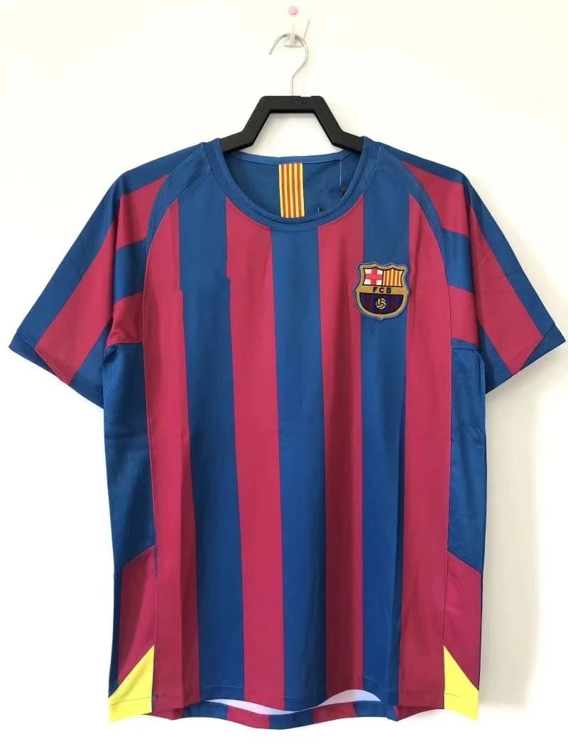 FC Barcelona white football jersey in retro sports style - Image 40