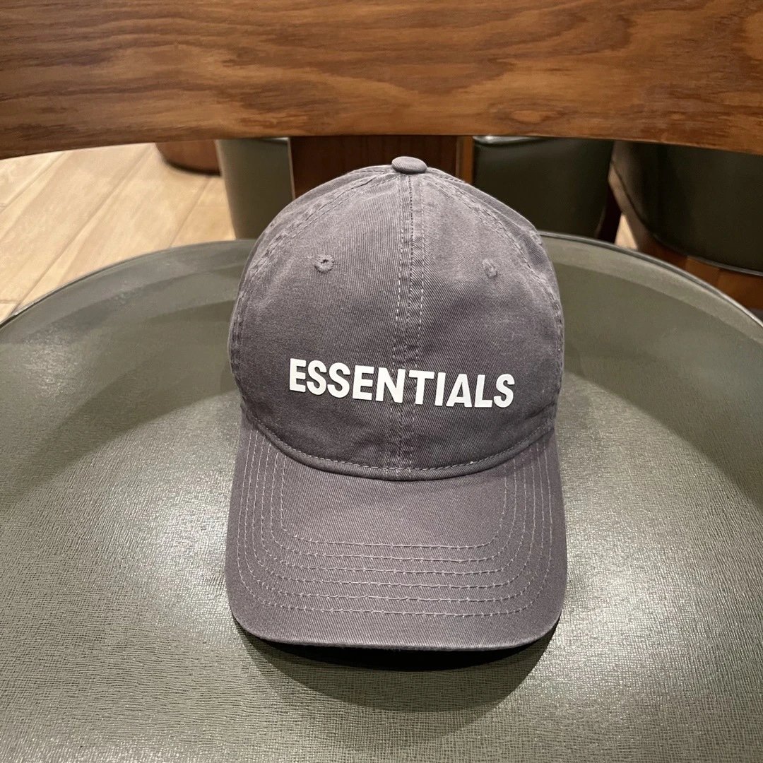 Fear of God Essentials gray baseball cap in modern everyday style - Image 2