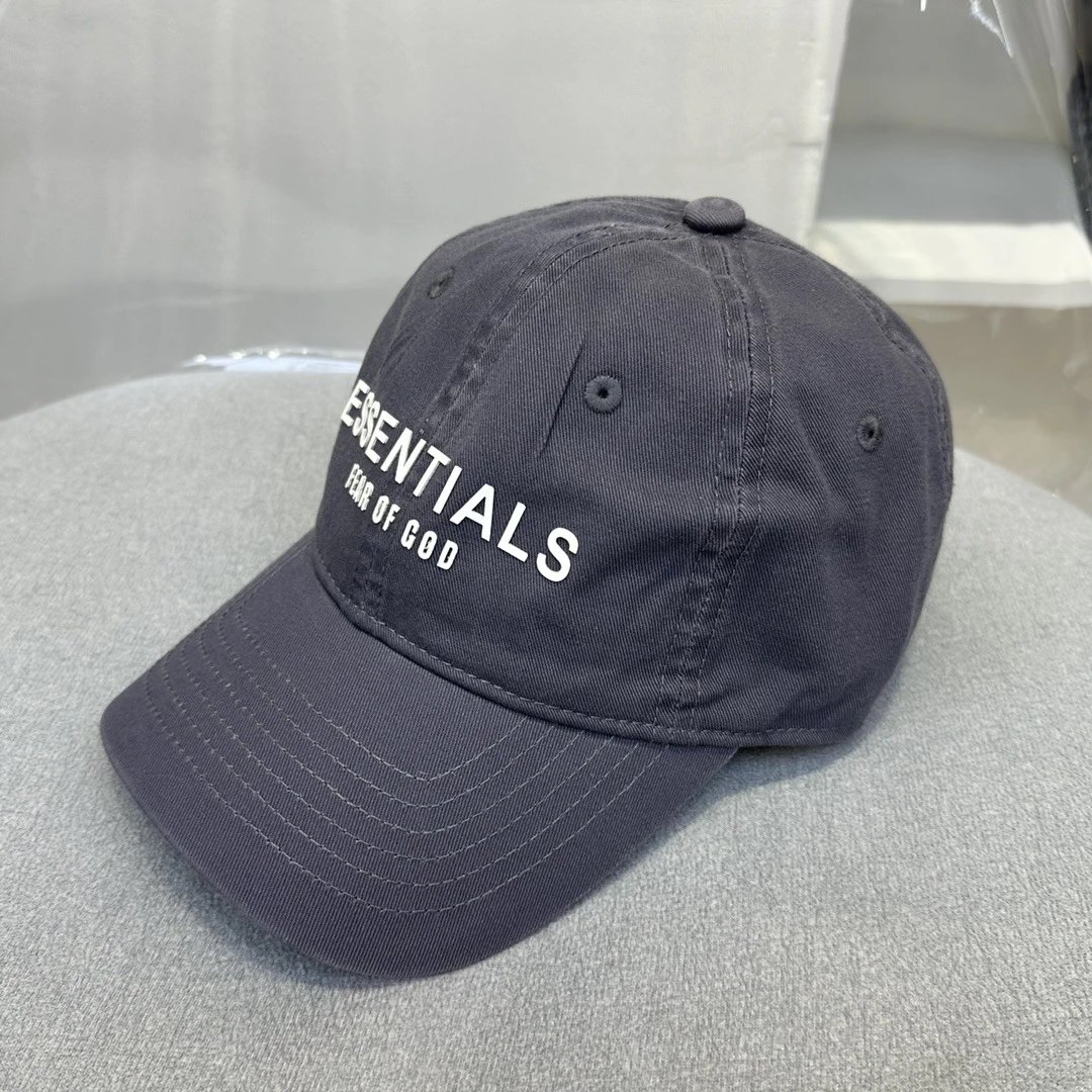 Fear of God Essentials gray baseball cap in modern everyday style - Image 11