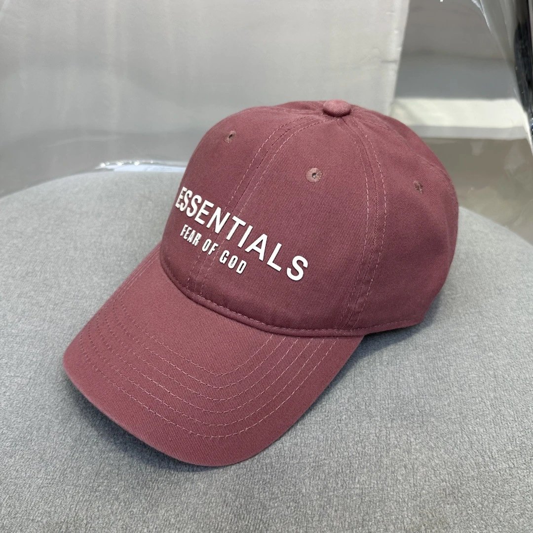 Fear of God Essentials gray baseball cap in modern everyday style - Image 12