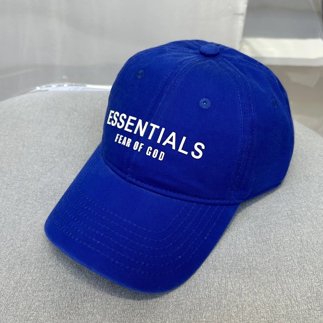 Fear of God Essentials gray baseball cap in modern everyday style - Image 14