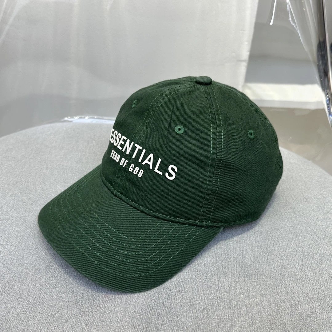 Fear of God Essentials gray baseball cap in modern everyday style - Image 15