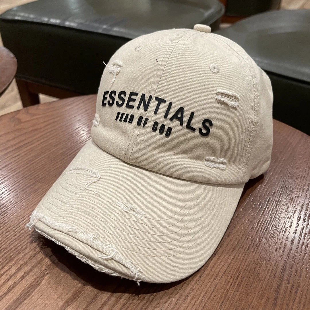 Fear of God Essentials gray baseball cap in modern everyday style - Image 16