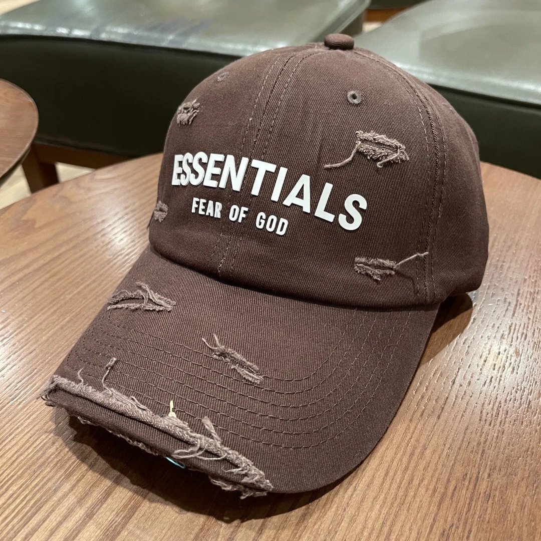 Fear of God Essentials gray baseball cap in modern everyday style - Image 17