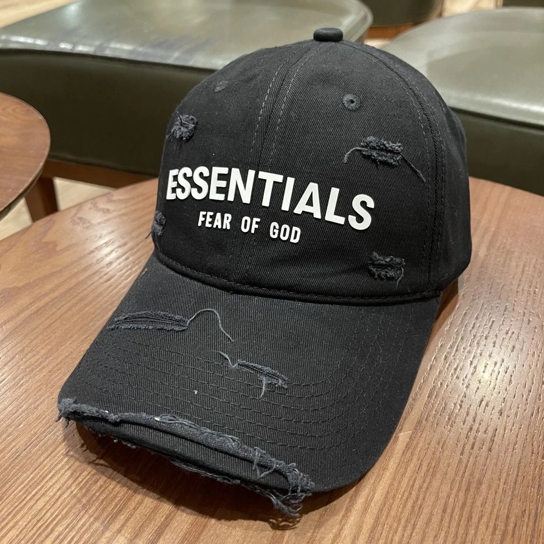 Fear of God Essentials gray baseball cap in modern everyday style - Image 18