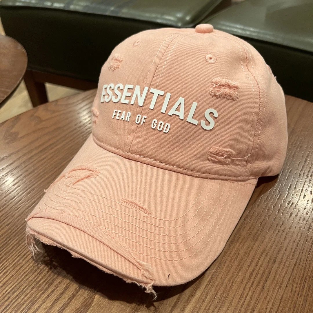 Fear of God Essentials gray baseball cap in modern everyday style - Image 19