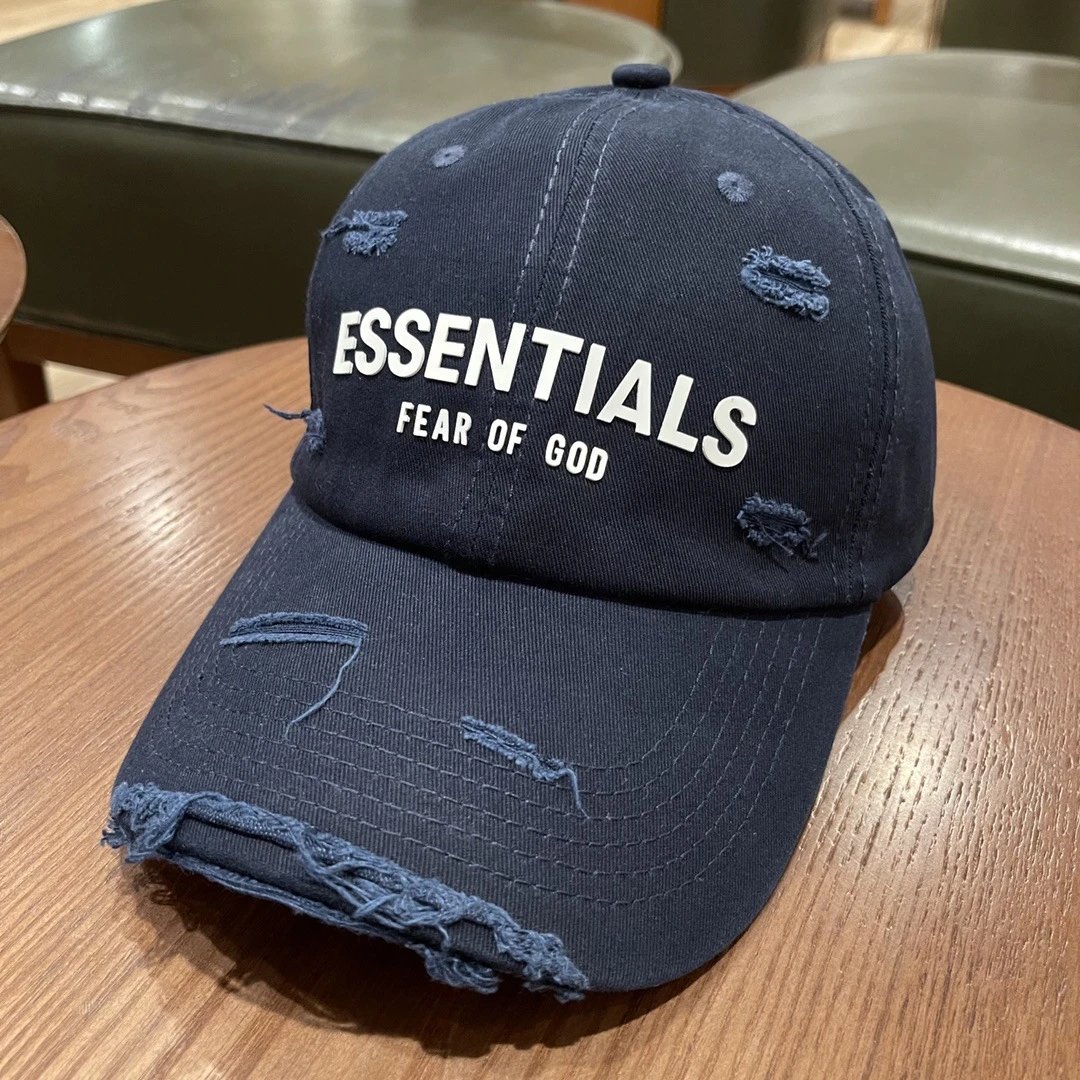 Fear of God Essentials gray baseball cap in modern everyday style - Image 21
