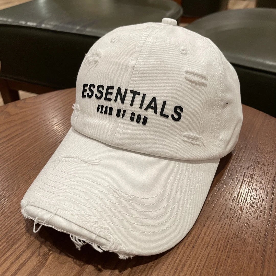 Fear of God Essentials gray baseball cap in modern everyday style - Image 22