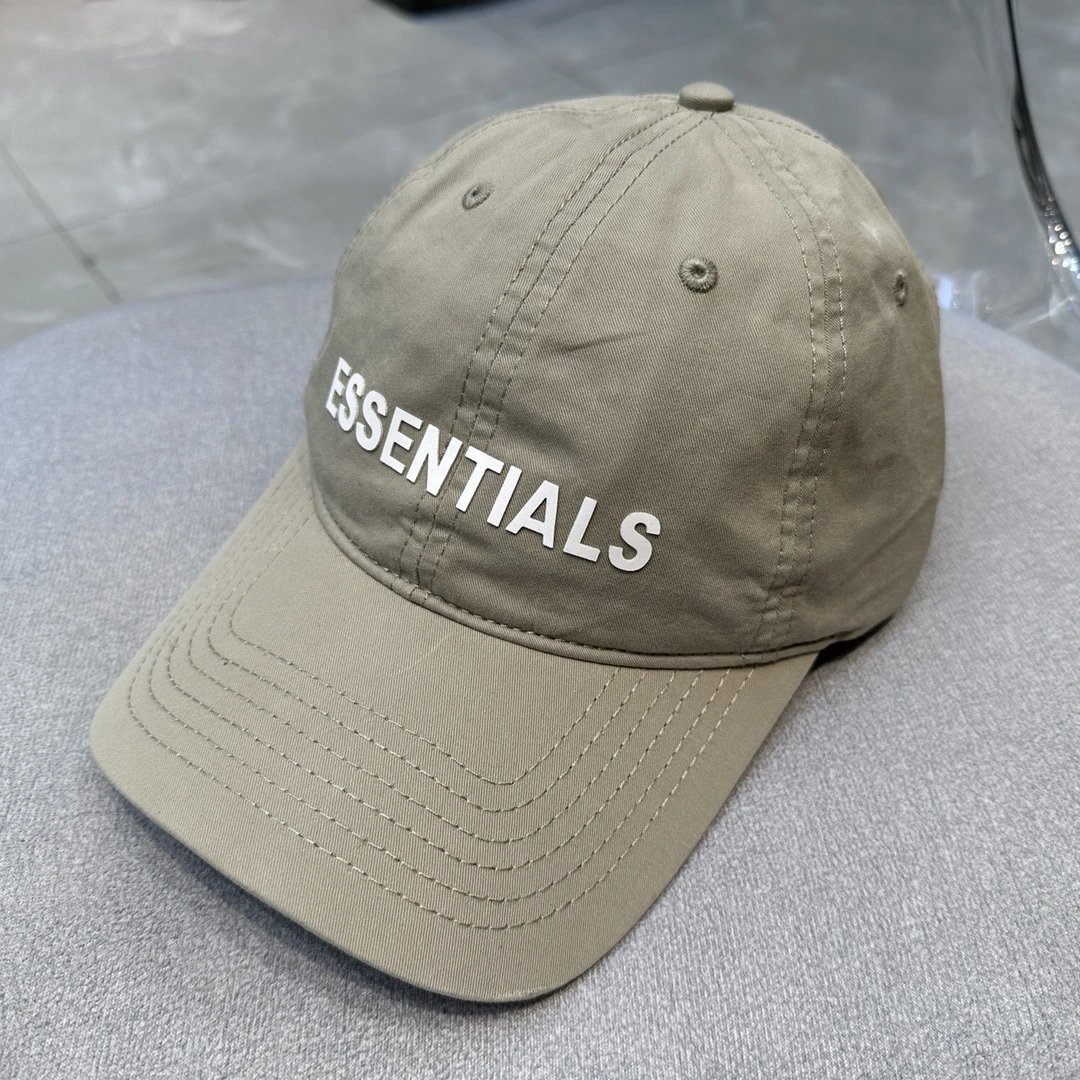 Fear of God Essentials gray baseball cap in modern everyday style - Image 24