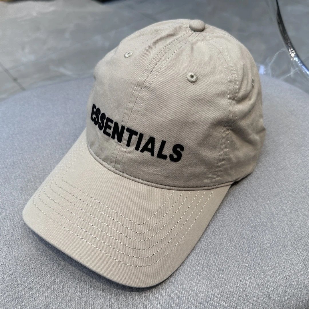 Fear of God Essentials gray baseball cap in modern everyday style - Image 25