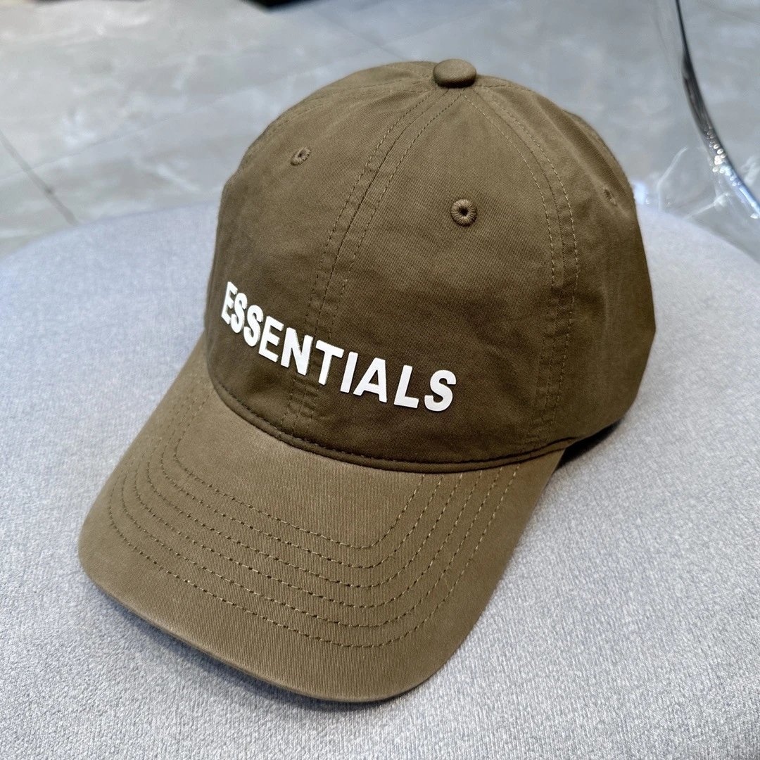 Fear of God Essentials gray baseball cap in modern everyday style - Image 26
