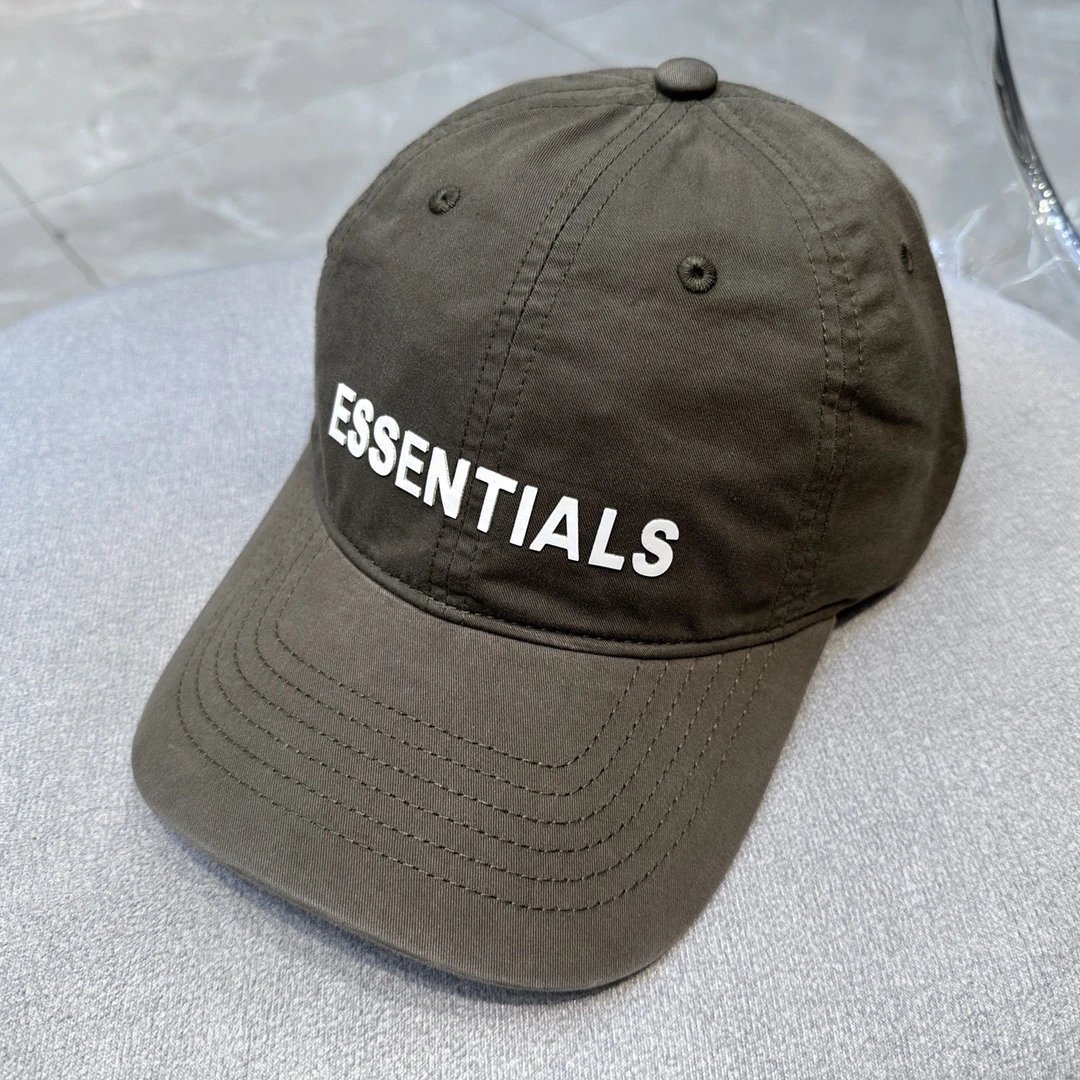 Fear of God Essentials gray baseball cap in modern everyday style - Image 27