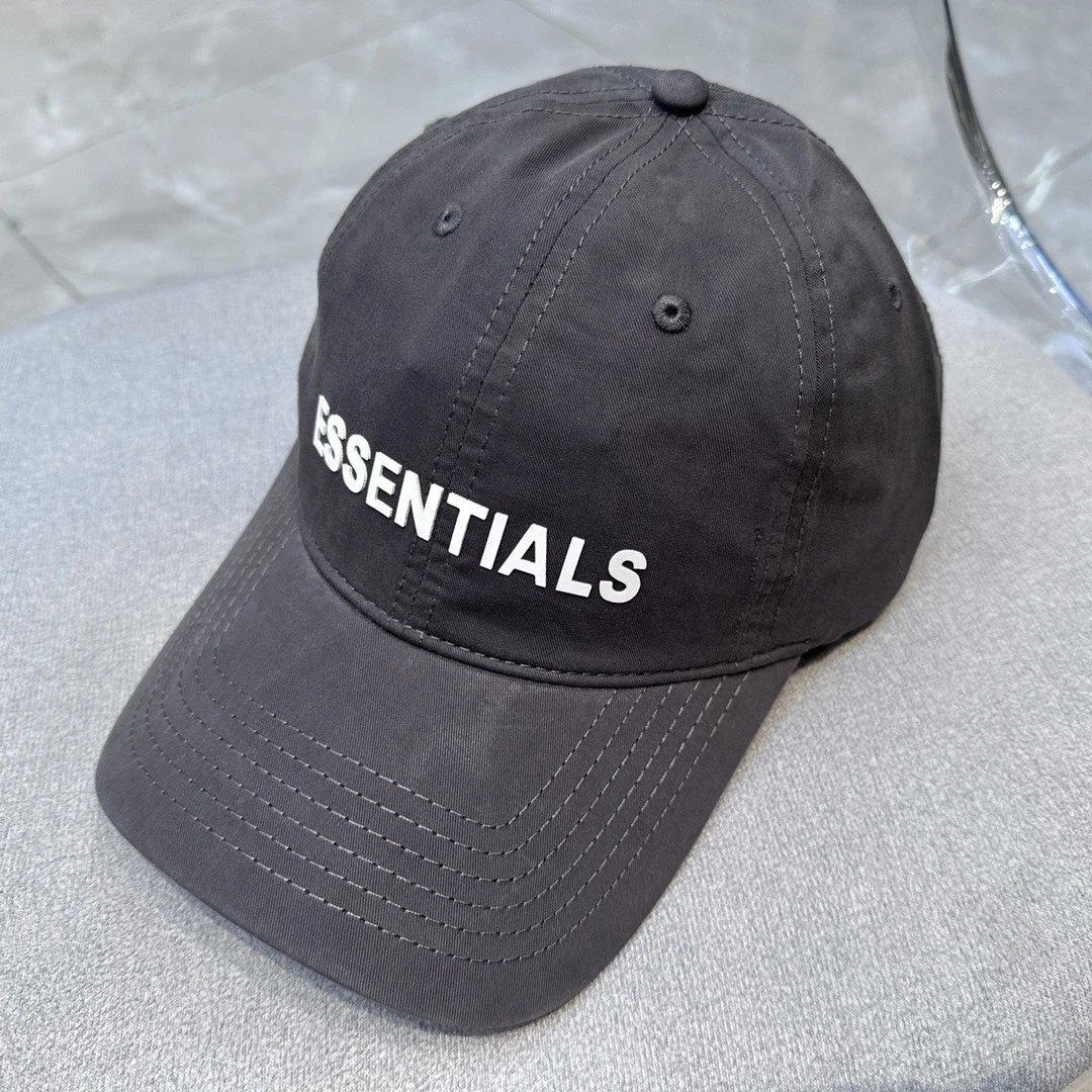 Fear of God Essentials gray baseball cap in modern everyday style - Image 29