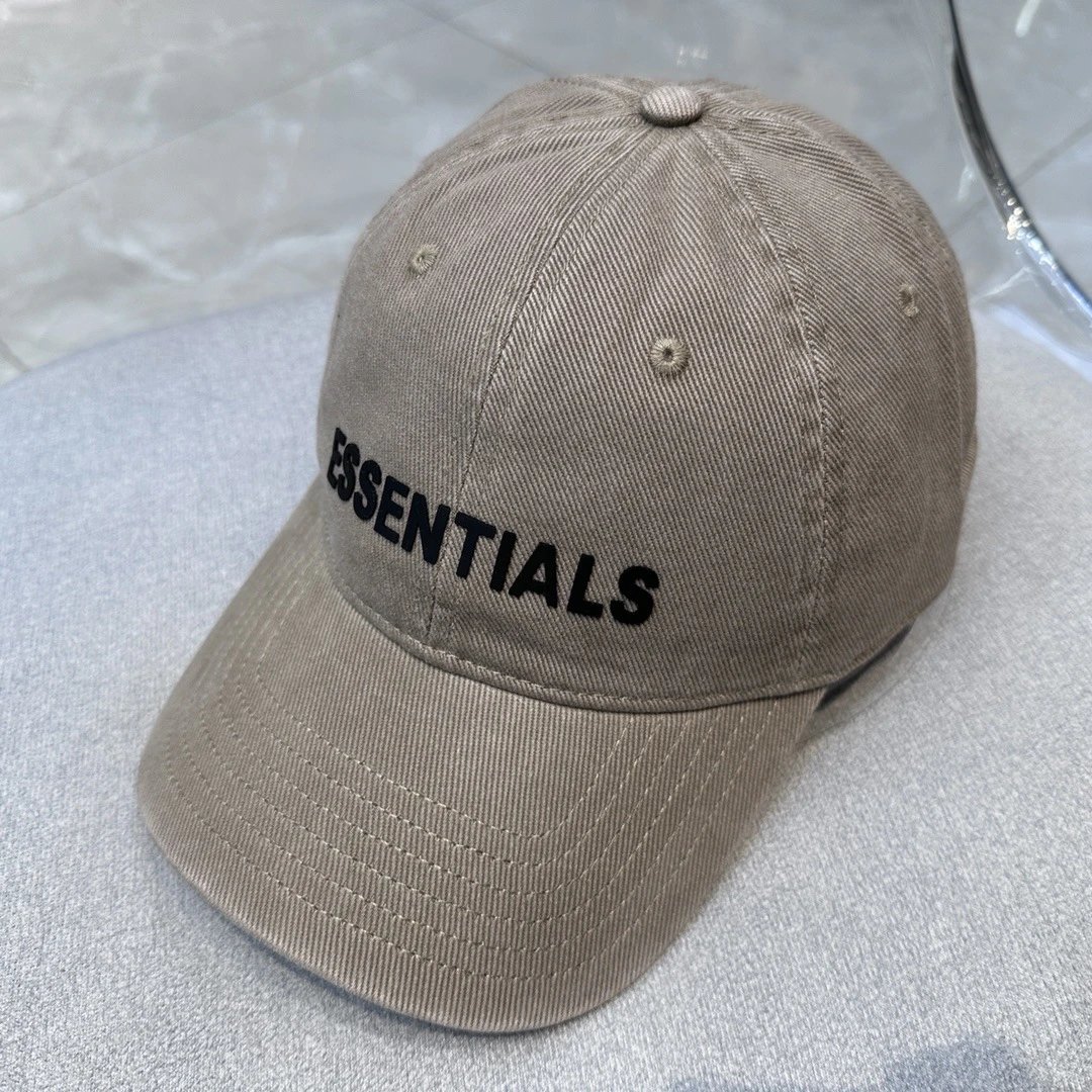 Fear of God Essentials gray baseball cap in modern everyday style - Image 32